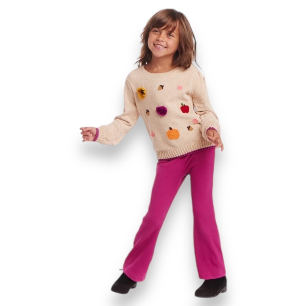 Andy & Evan Crochet Autumn Legging Set